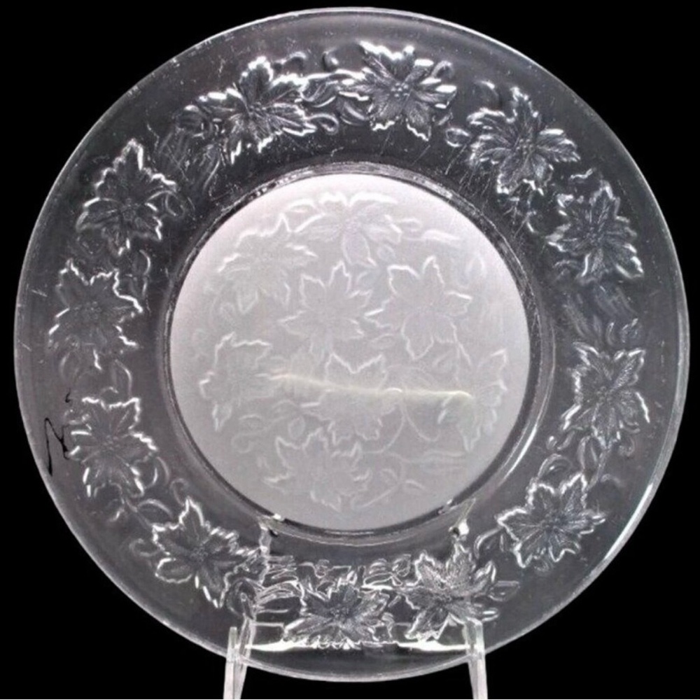 Set of 2 Princess House Fantasia 10” Crystal Dinner Plates - Picture 2 of 2